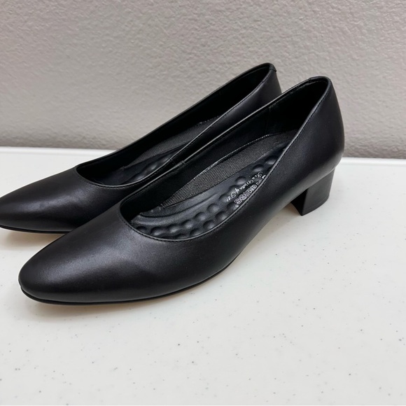 Walking Cradles Block Heels Size 8 Black Jessica Pumps - Picture 4 of 9